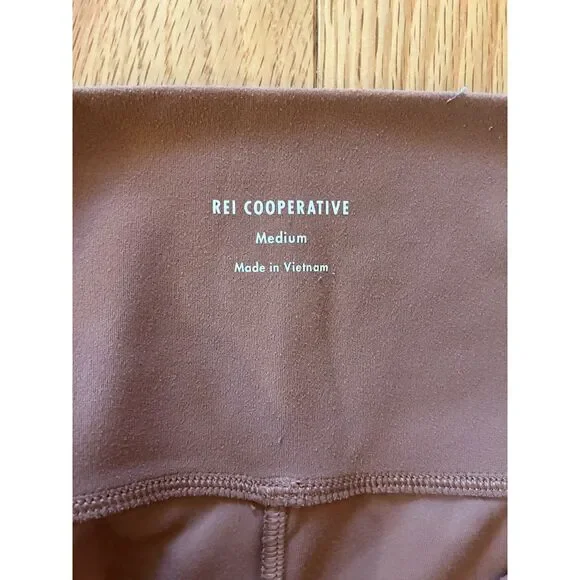 REI Co-op Take Your Time Leggings - Size Medium, Red Clay - Picture 4 of 6